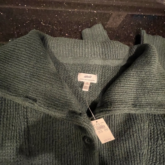 NWT Aerie Cozy Up Waffle Knit Sweater - Picture 4 of 10